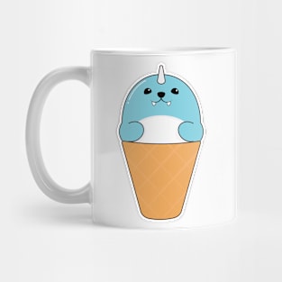 Seal with Ice cream cone Mug